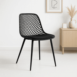 Silla Europa Acolchada - Negra