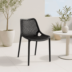 Silla de Terraza Berlín - Negra