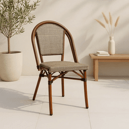 Silla Bistro Parisina Textileno - Beige
