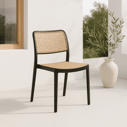 Silla de Terraza o Comedor Hoffman - Negra