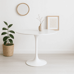 Mesa de Comedor Tulip 80cm - Blanca