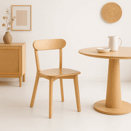 Silla Fresno de Madera - Natural (Caja de 2 unidades, precio unitario)