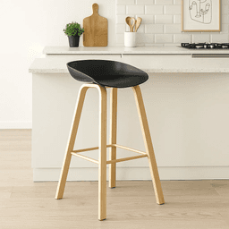 Taburete Nórdico - Negro